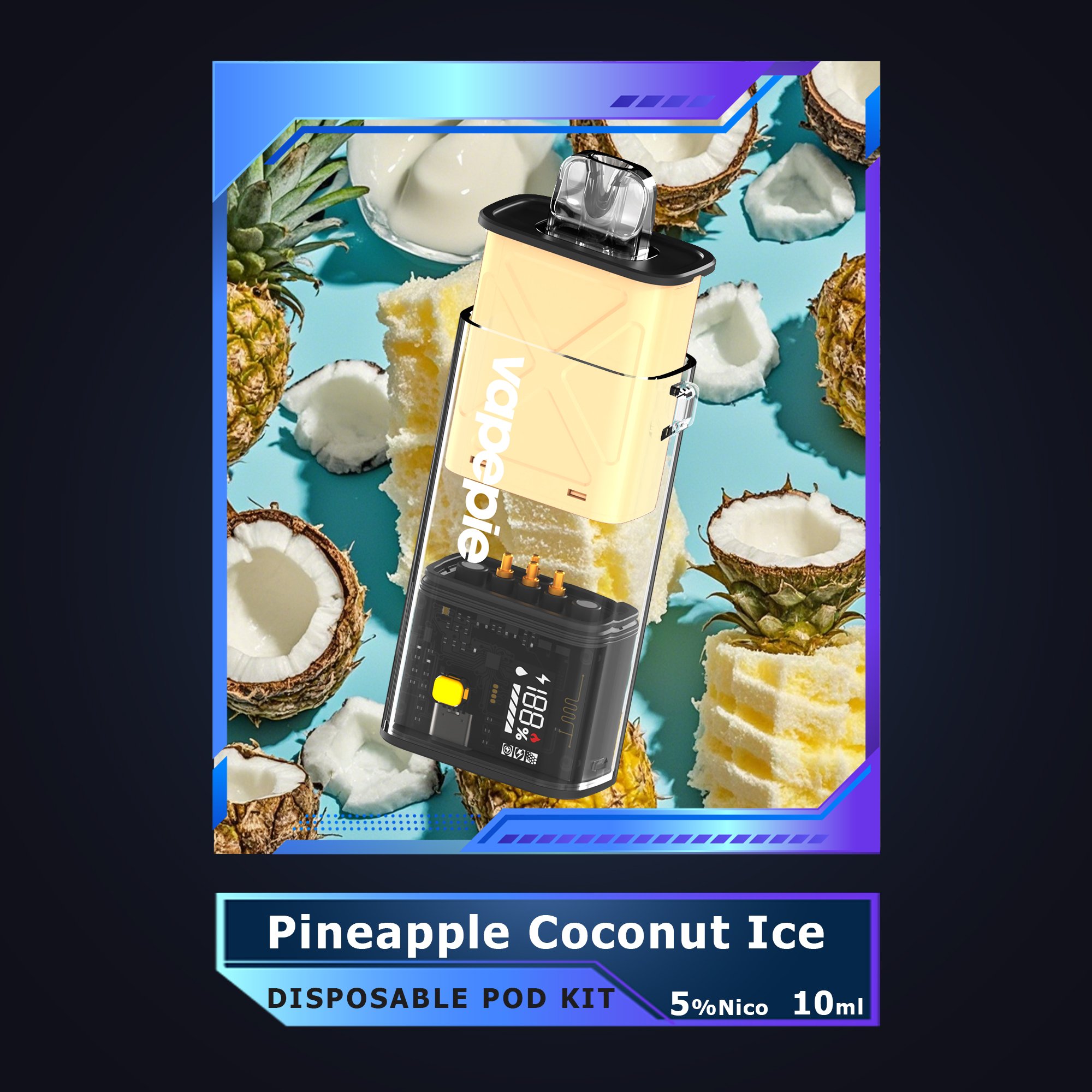 Vapepie Flexswitch 10000 Puffs -Pineapple Coconut Ice