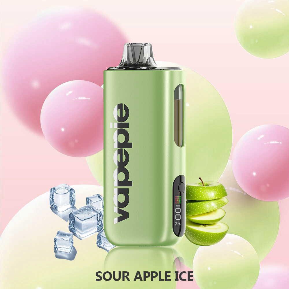 Pomme Acidulée Glacée | MAX | Cigarette électronique jetable rechargeable – 40 000 bouffées