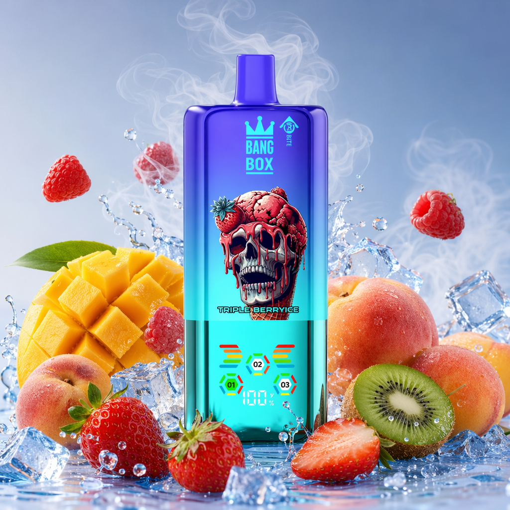 💥BANG BOX 80 000 potahů – jednorázové vape 3 v 1 s příchutí