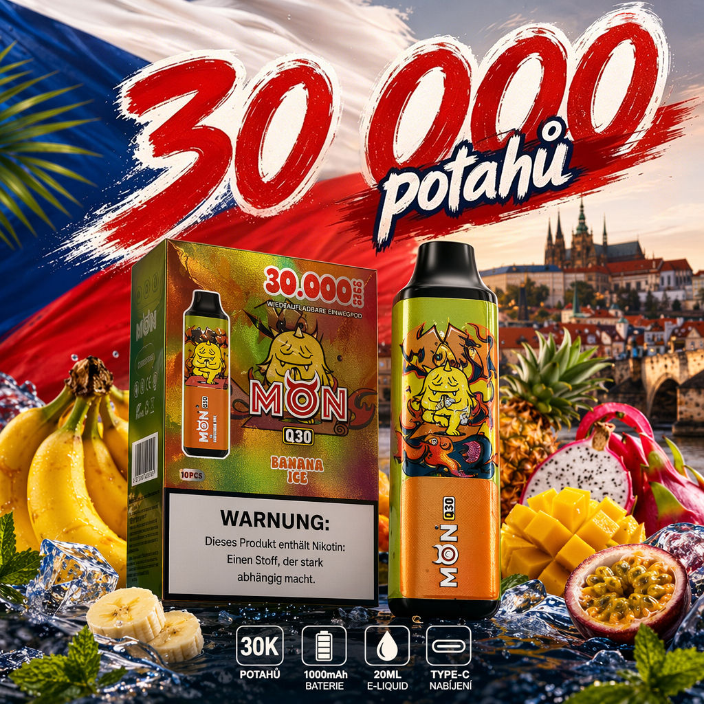 MON 30000 Potahů, vysoký výkon, limitovaná edice Vape – Speciální edice