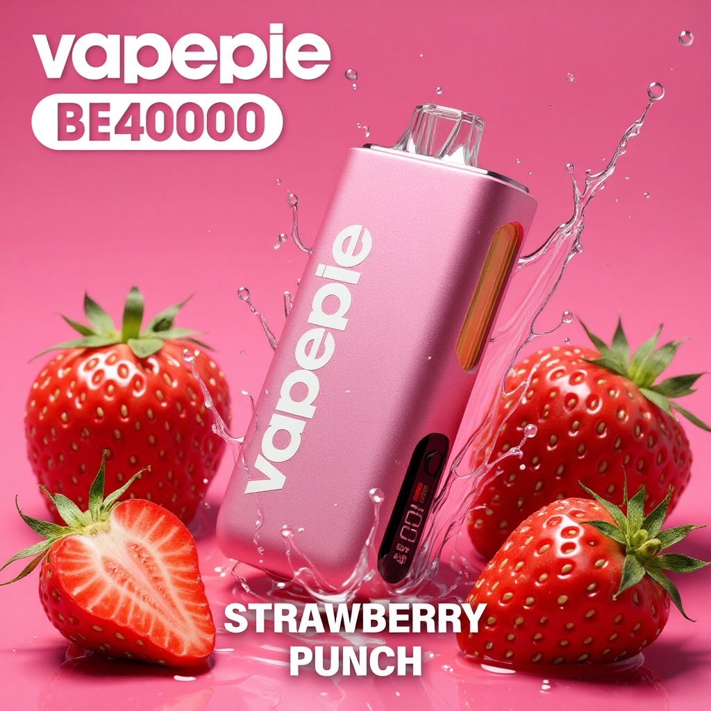 Jahodový punč & VAPEPIE Max 40000 PUFFS