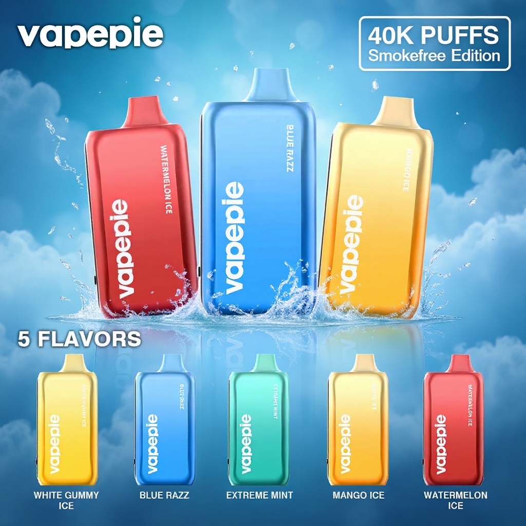 🌳VAPEPIE GHOST AIR 40000 Puffs – Nejnovější design – možnost skrýt kouř