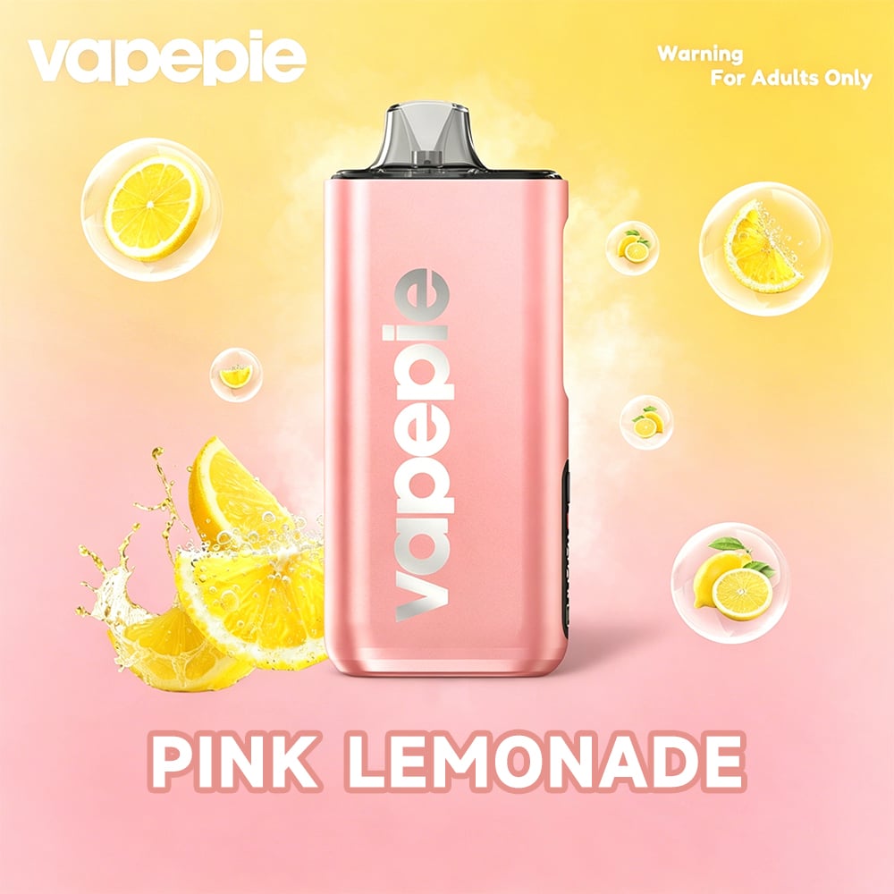 Růžový citron & VAPEPIE Max 40000 PUFFS PRO