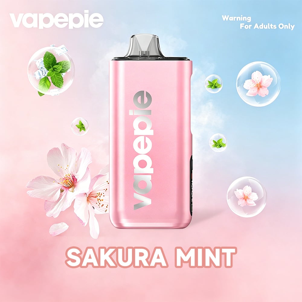 Sakura-máta & VAPEPIE Max 40000 PUFFS PRO