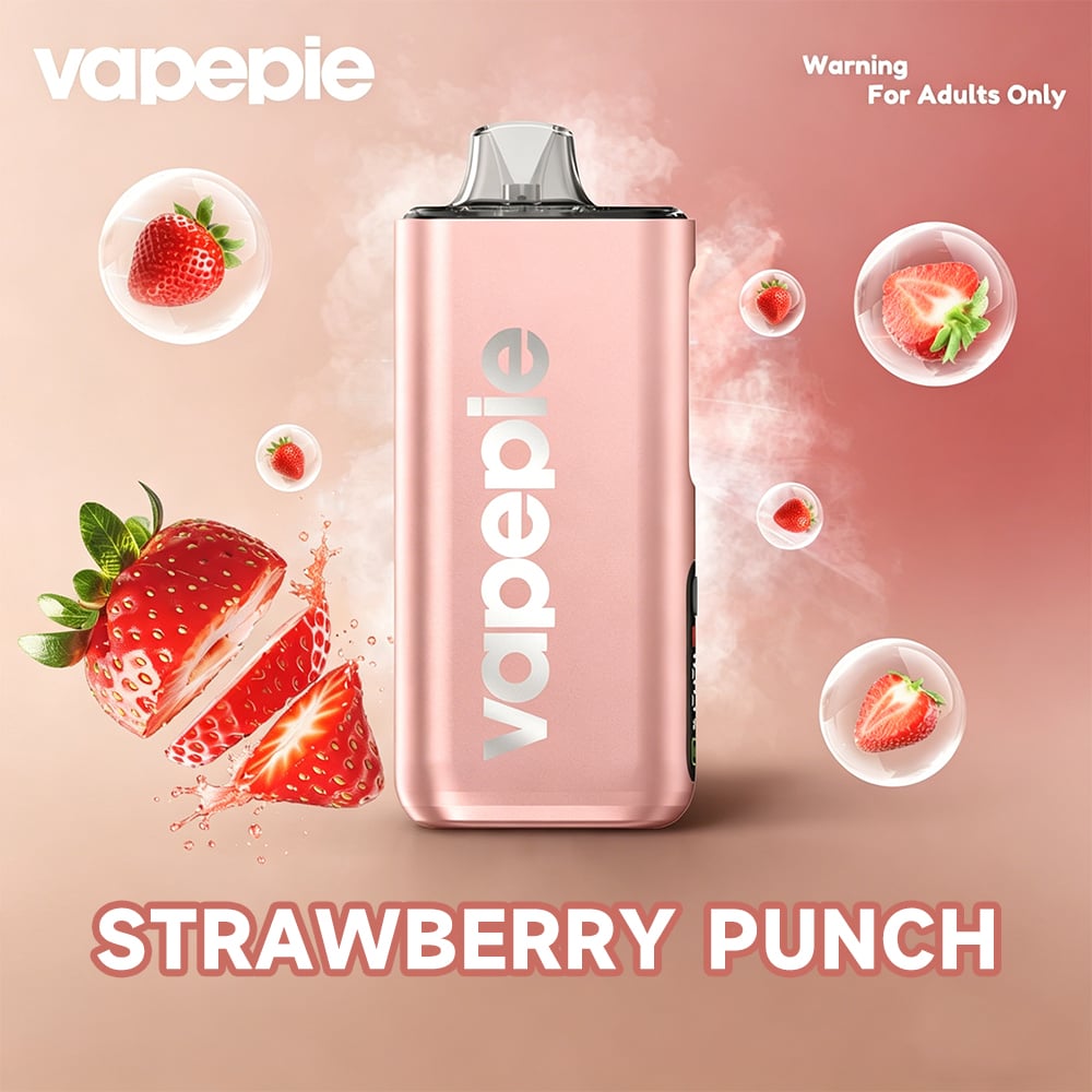Jahodový punč & VAPEPIE Max 40000 PUFFS PRO