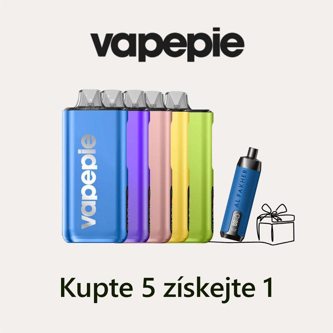 🔥 Kup 5 VAPEPIE 40K – 1 zdarma AL FAKHER!!🔥Překvapivé balení s náhodným výběrem příchutí