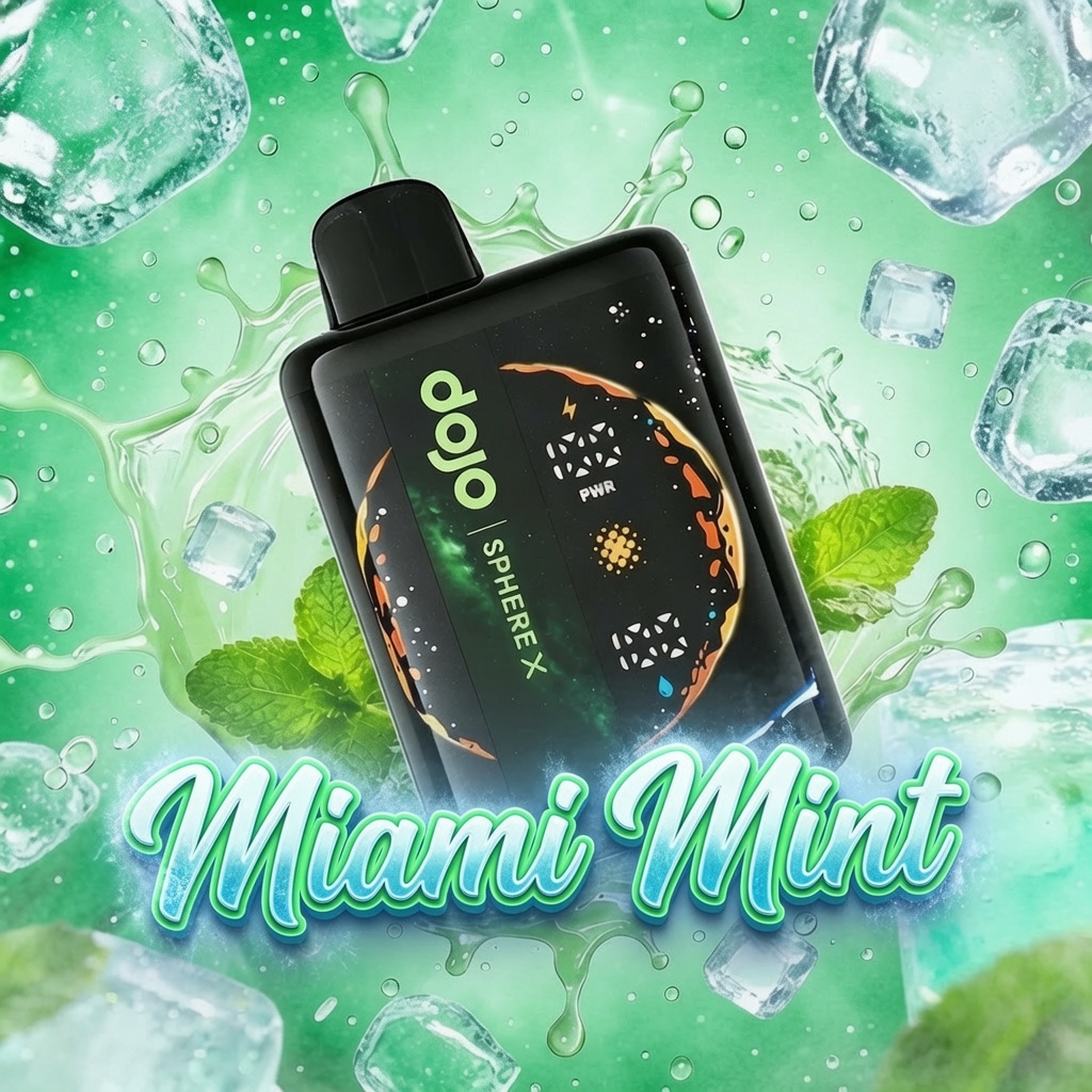 Miami Menthol - Dojo Sphere X 40000 potahů