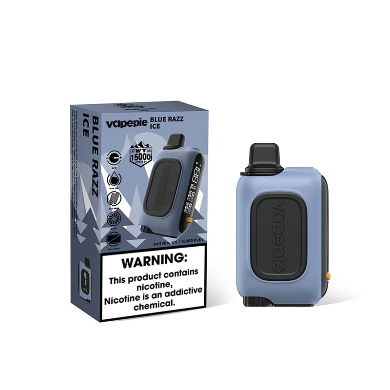 💥Akcia 1+1 ZADARMO!🔥Blue Razz Ice & Vapepie RO 15000 PUFFS