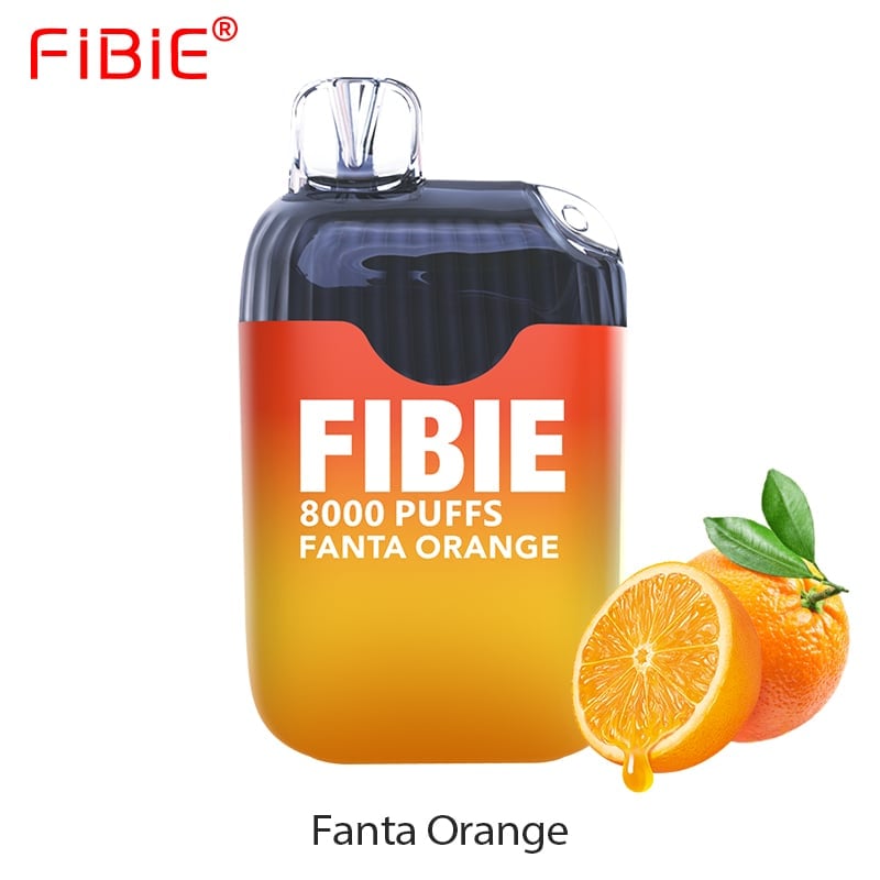 FIBIE 8000 PUFFS -Znany, pyszny smak Fanty pomarańczowej