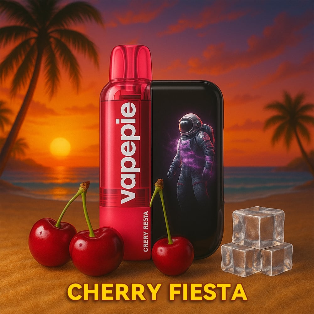 Cseresznyeünnep🔥Vapepie Ultra Phantom 30000 Szívás - Tick Tock Limitált LED Éjfény-Edition