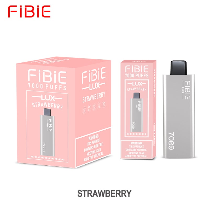 Strawberry Flavor Disposable Vape | FIBIE 7000 Puffs