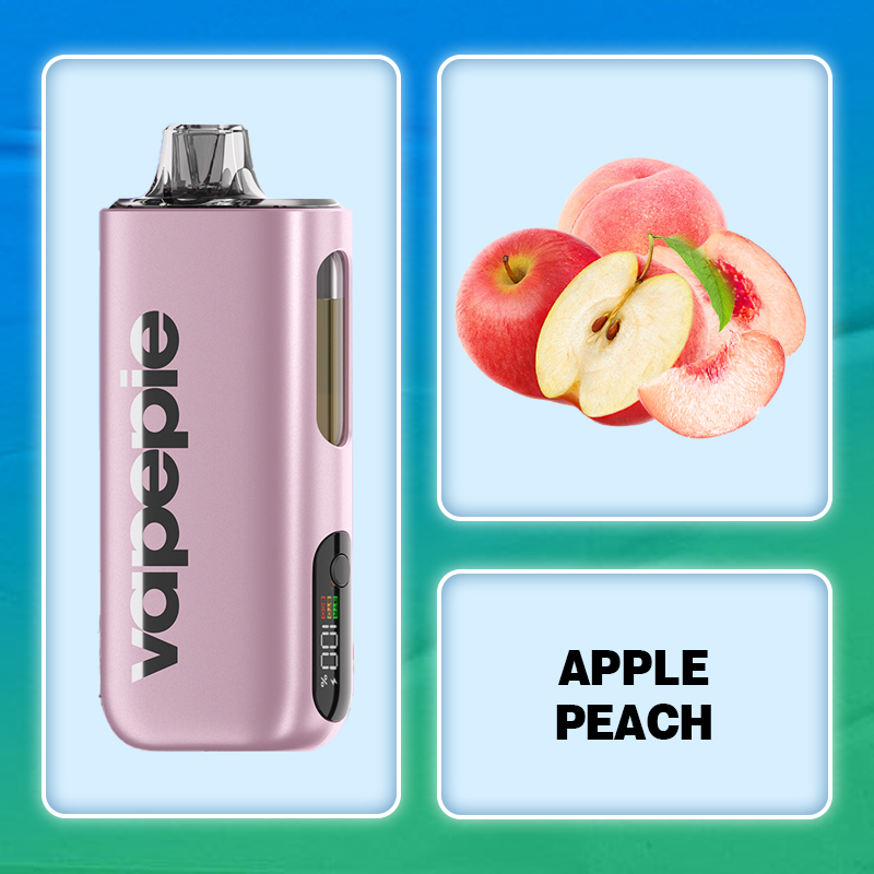 Apple Peach Flavor Vape | Vapepie Max 40000 Puffs High-Capacity Pink