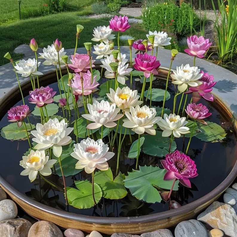🌸【7 days germination】Last Day 50% OFF💐The Sacred Bonsai Bowl Lotus Flower