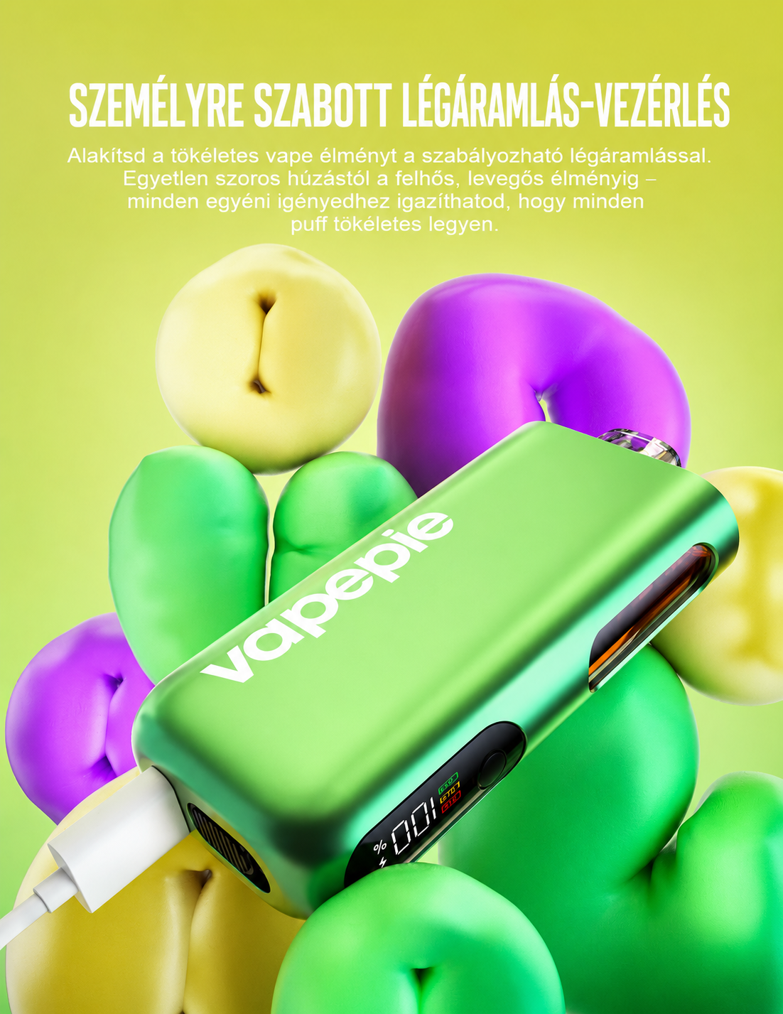 VAPEPIE BigEmpire ergonomikus kialak&iacute;t&aacute;s