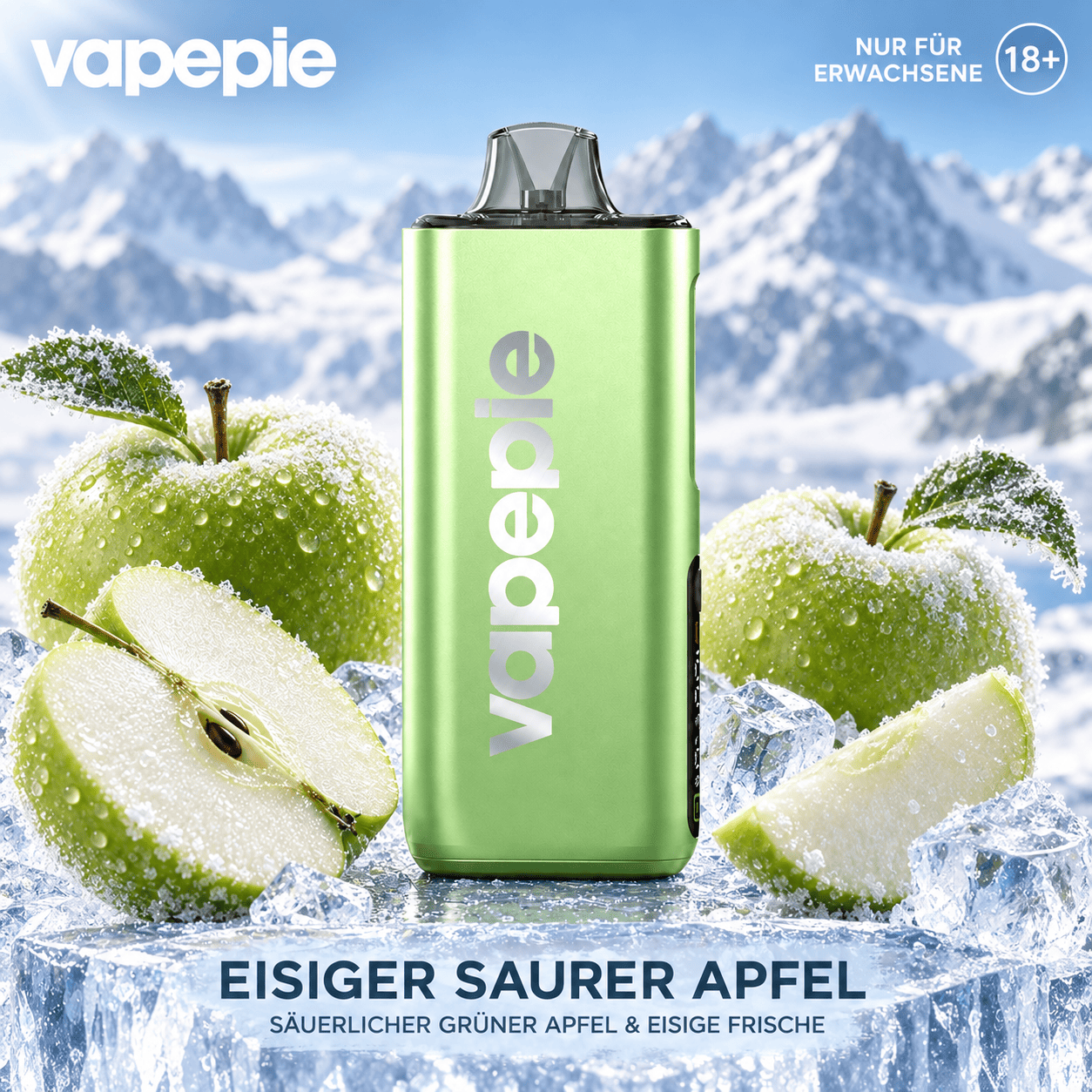 🔥 NEUES Vapepie Pro Upgrade – 40 000 Züge | Mesh 0,55 Ω | 3 Leistungsmodi
