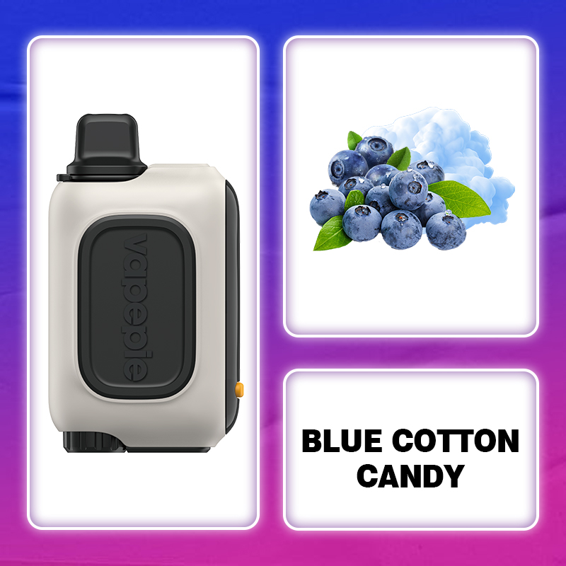 Blue Cotton Candy & Vapepie RO 15000 INHALĂRI