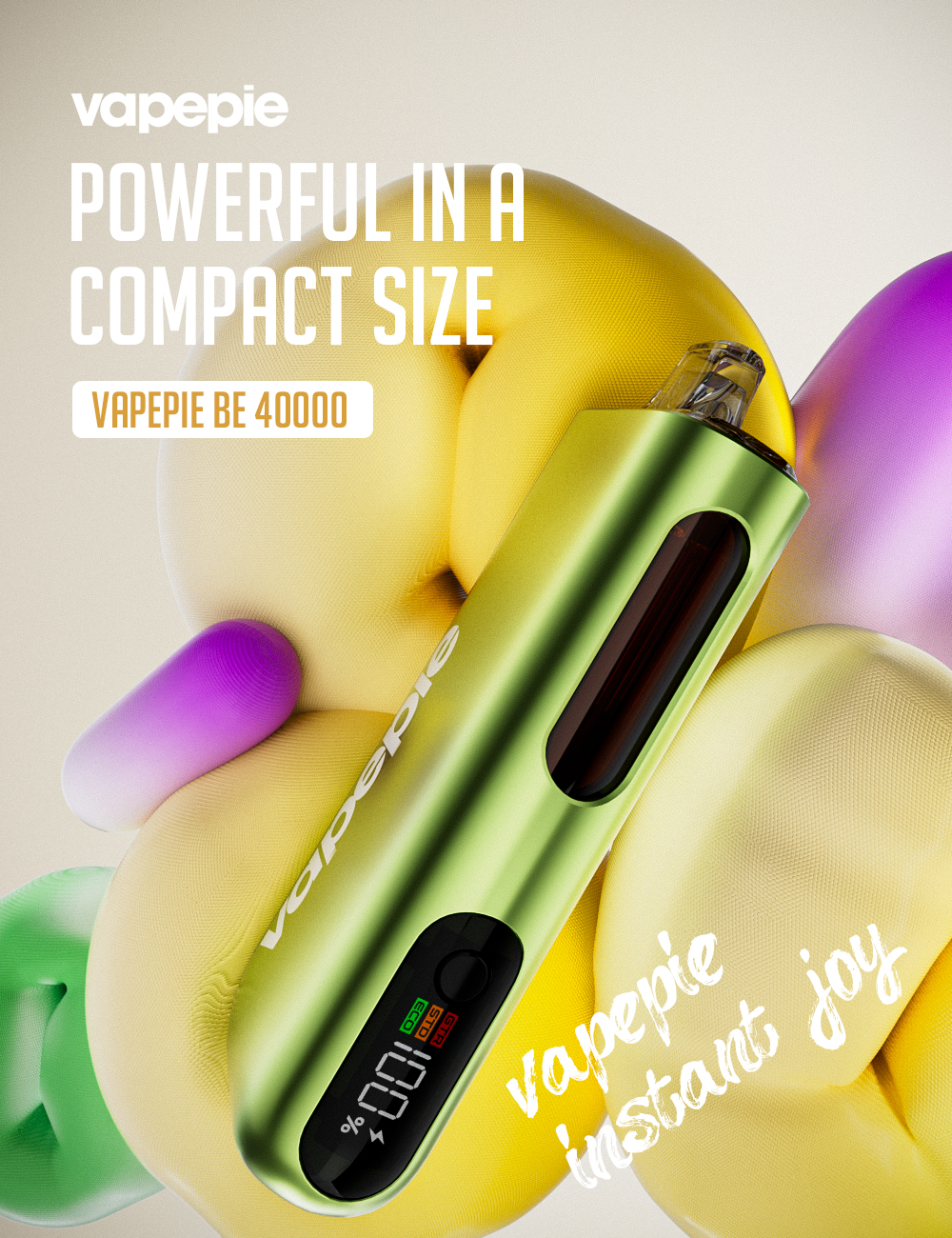 VAPEPIE wyświetlacz 3D HD z żywymi kolorami