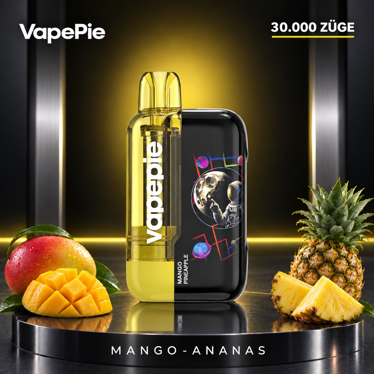 Vapepie Ultra Phantom 30 000 Züge – Nachfüllbare elektronische Einwegzigarette, erhältlich in mehreren Geschmacksrichtungen