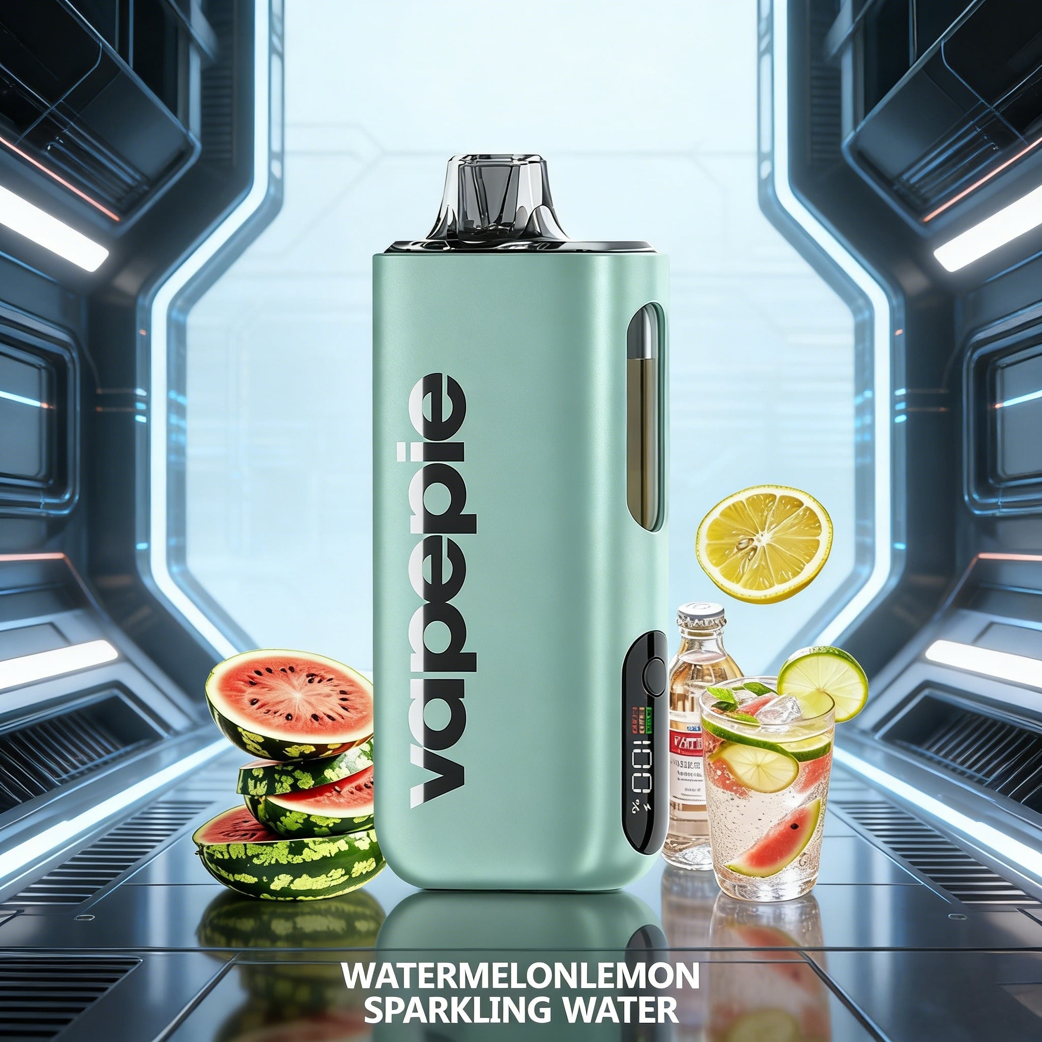 Watermelonlemon Sparkling Water | 40000 Puffs Rechargeable Disposable Vape