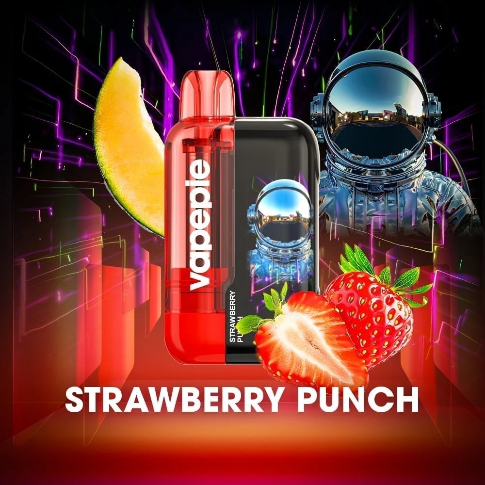 Erdbeer-Punch | Wiederaufladbare Einweg-E-Zigarette – 30.000 Züge