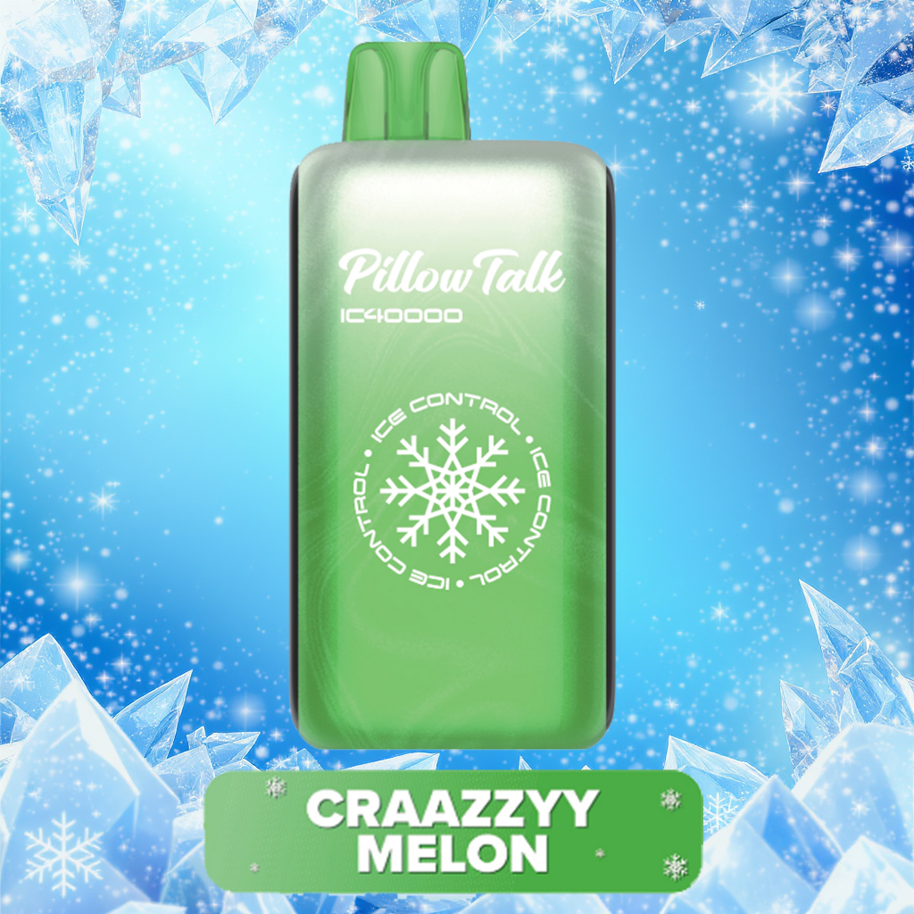 CRAAZZYY MELON & PILLOW TALK 40 000 PUFFS Ice Control