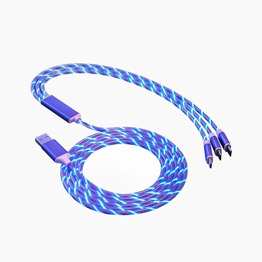 VAPEPIE – 3 v 1 LED Flow Light nabíjecí kabel