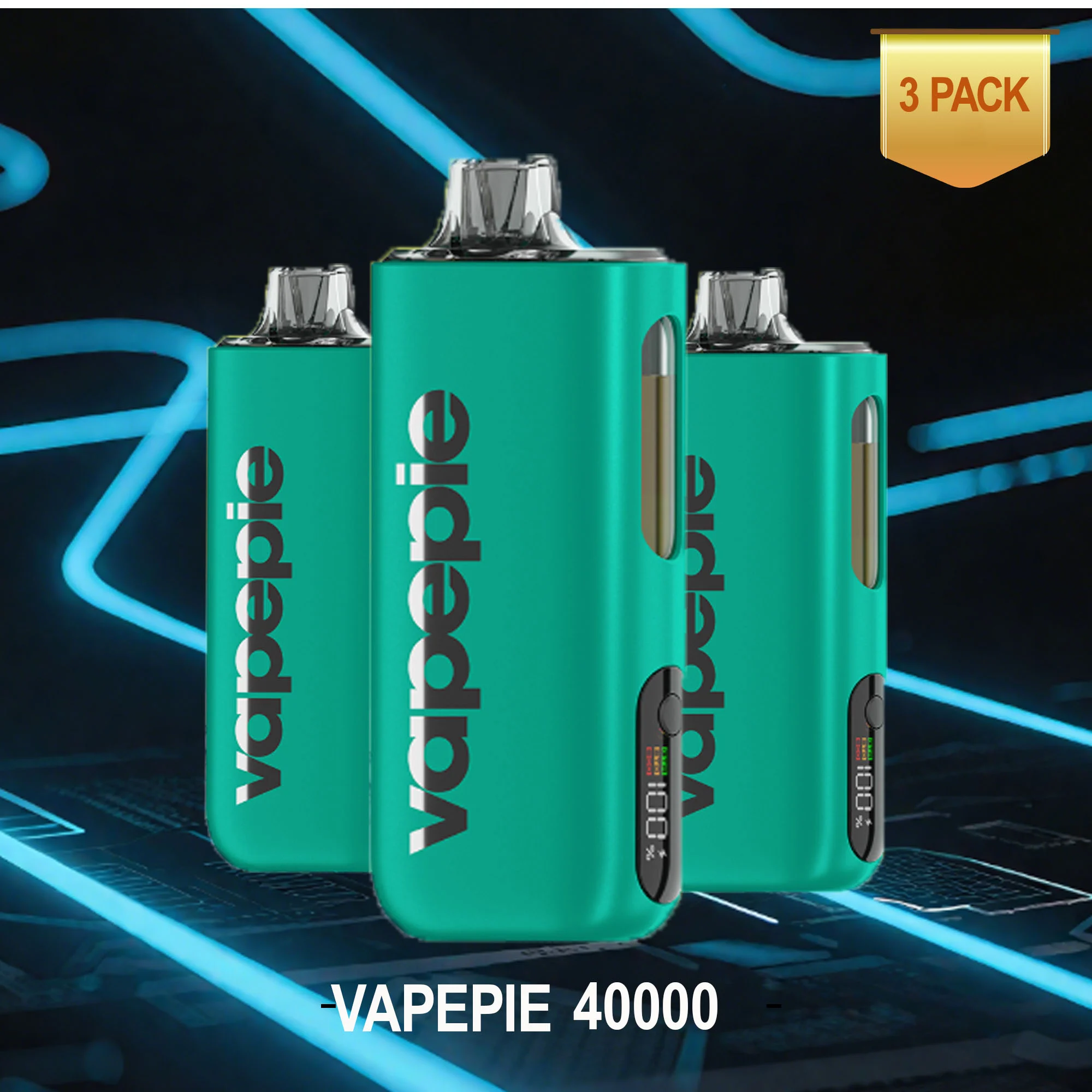 ✨3PCS Value Pack✨VAPEPIE Max 40000 PUFFS - 12 Flavors