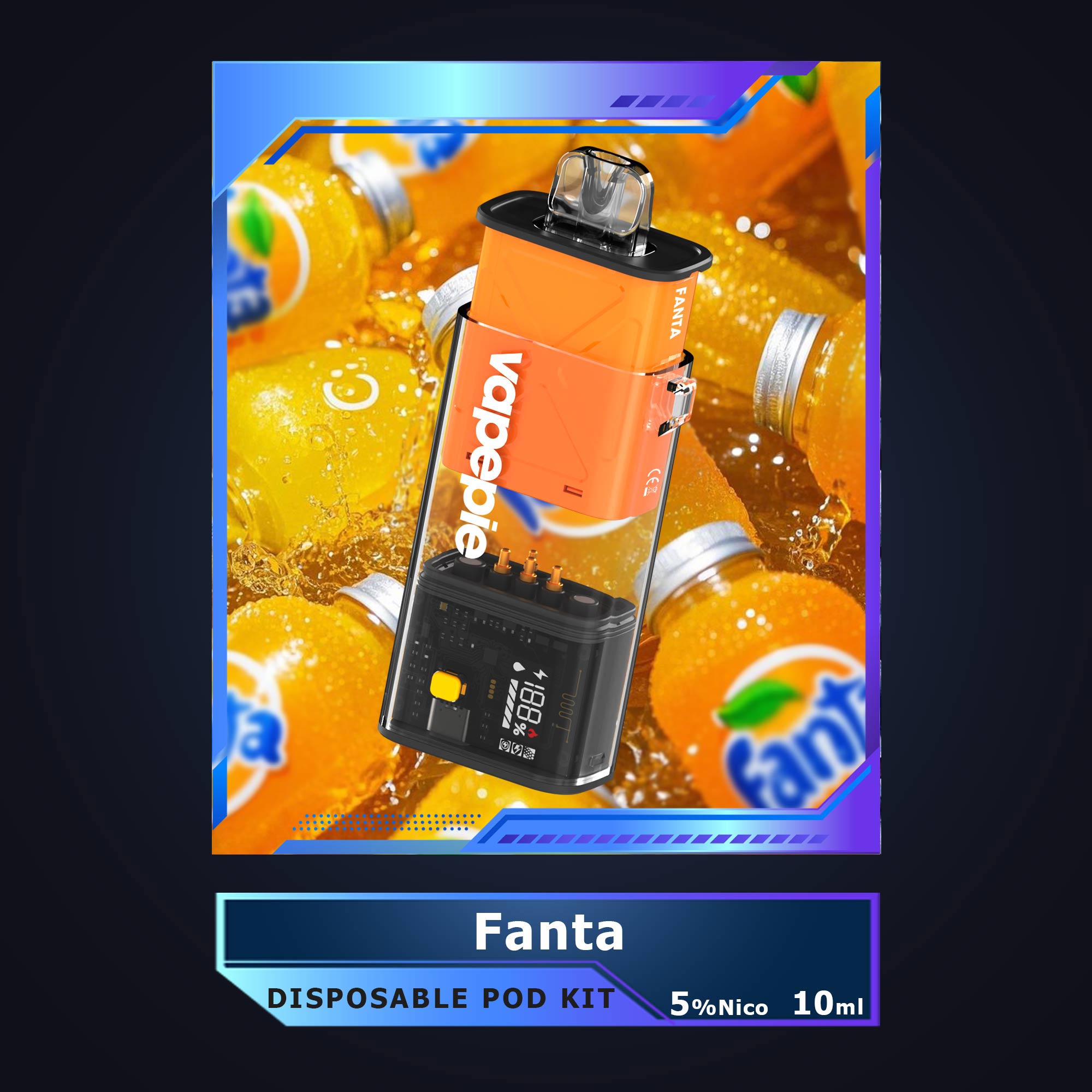 Vapepie Flexswitch 10000 Puffs -Fanta