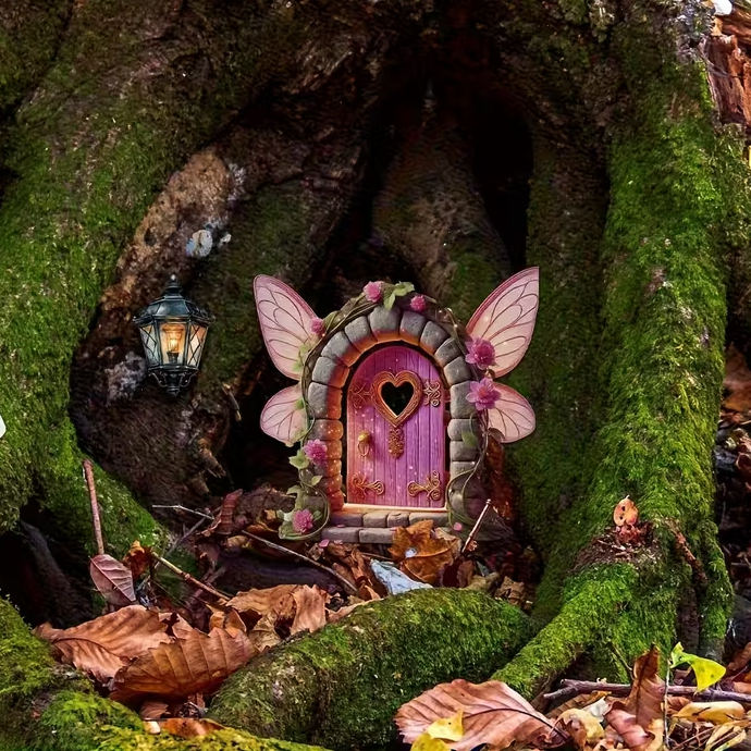 🧚‍♂️🌸 Enchanted Fairy Garden Door Decor – Create a Magical Entryway! ✨