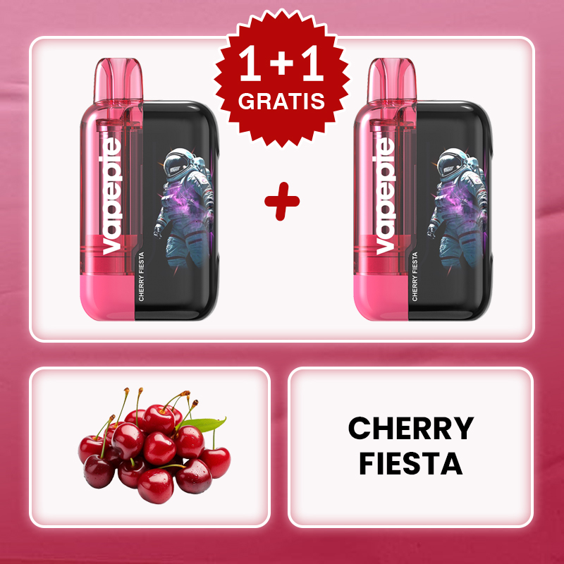 🎉1+1 GRATIS!🎉	CHERRY FIESTA -  TK × VAPEPIE Ultra Phantom 30000 PUFFS