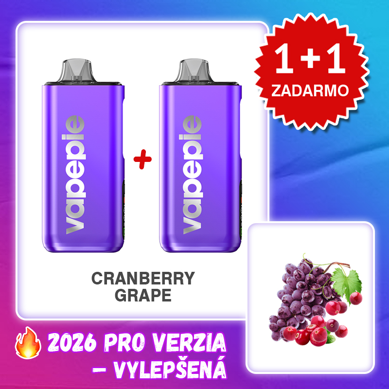 💥Akcia 1+1 ZADARMO!🔥VAPEPIE PRO 40000 Potiahnutí