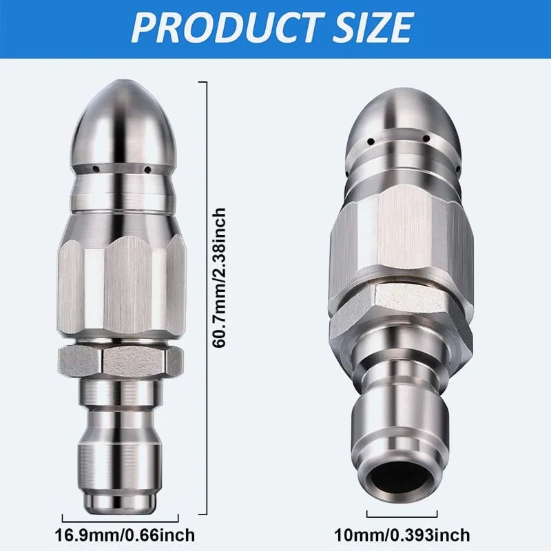 🔥LAST DAY 49% OFF -  Quick Connect Stainless Nozzle Set
