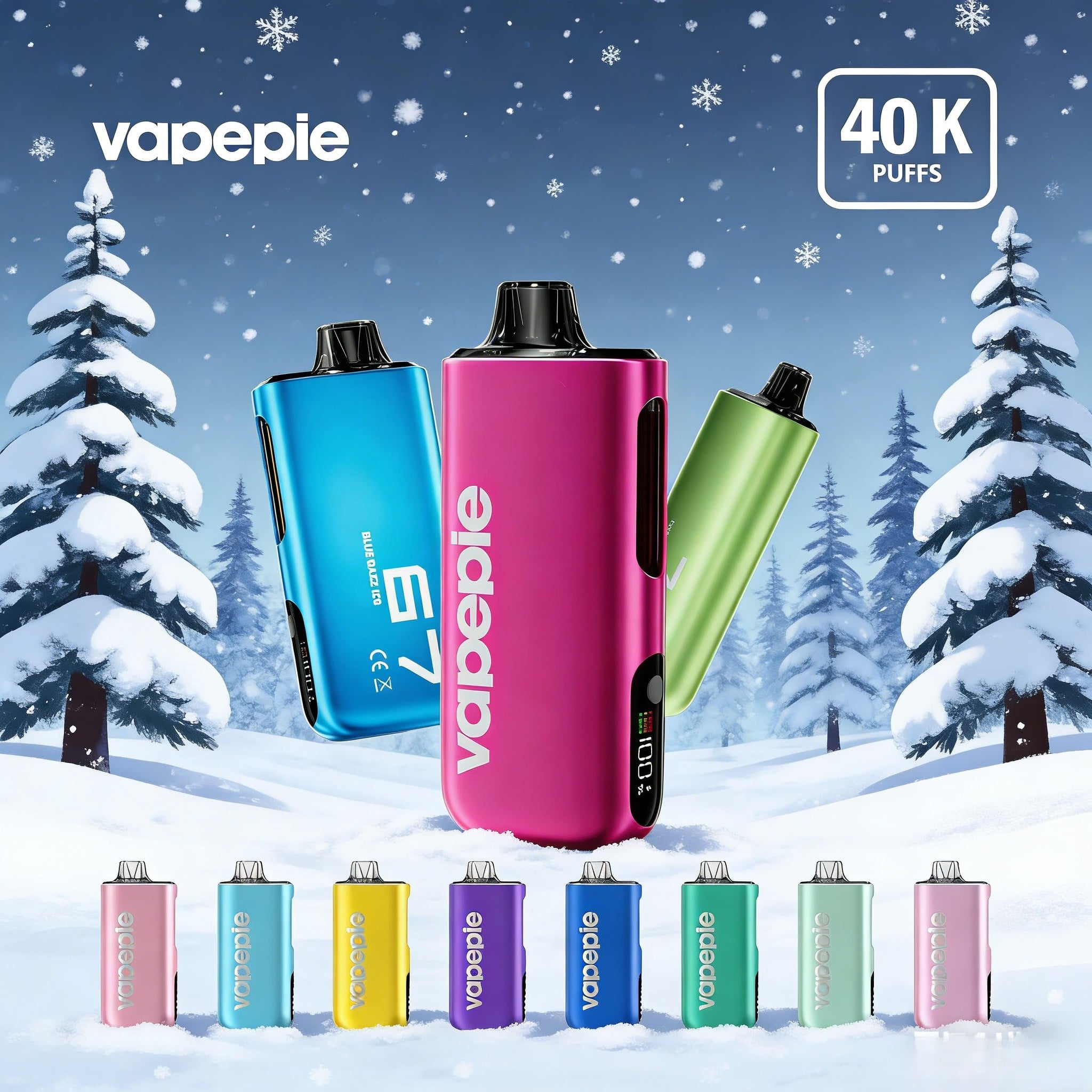 VAPEPIE Max 40000 PUFFS Rechargeable Disposable Vape - A variety of flavors available