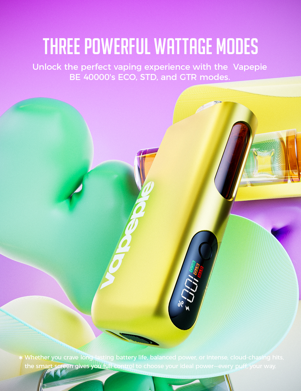 Vnitřn&iacute; dual mesh c&iacute;vka VAPEPIE Max 40000 &scaron;luků