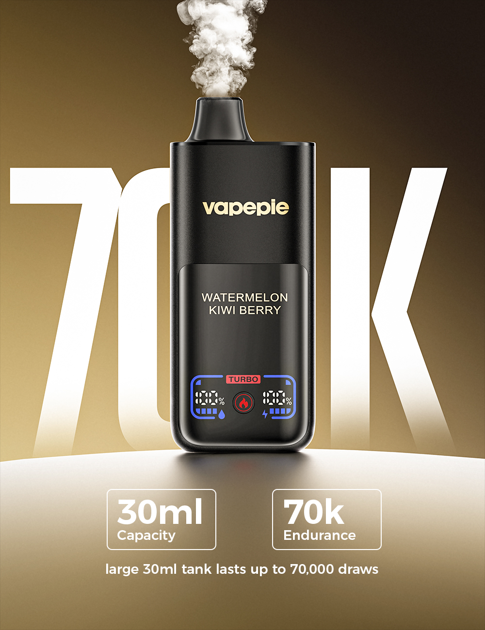 VAPEPIE Mega 70000 &ndash; produktov&yacute; pohľad 1