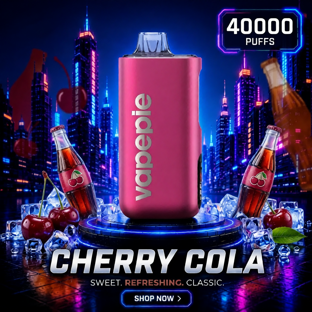 Cherry Cola | 40000 Puffs Rechargeable Disposable Vape