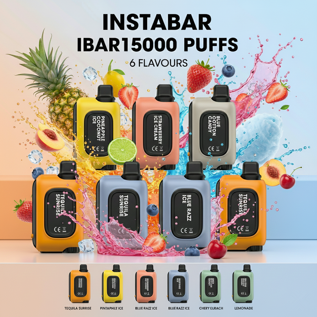 🧑‍🎄 Vánoční speciální vydání🎶 INSTABAR IBAR15000 PUFFS – Nejoblíbenější volba v České republice!🏆