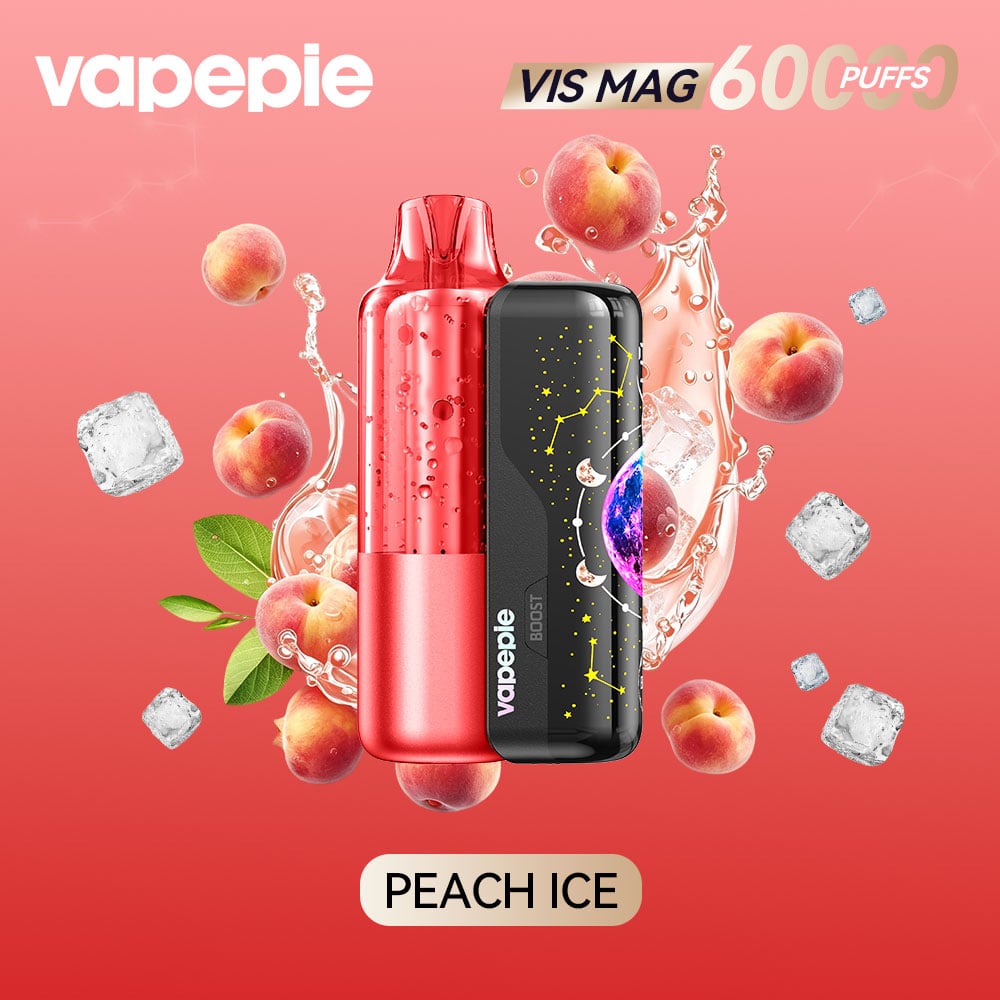 Nouveau modèle à pod remplaçable Vapepie VIS MAG 60 000 bouffées （Teneur en nicotine : 3 %）