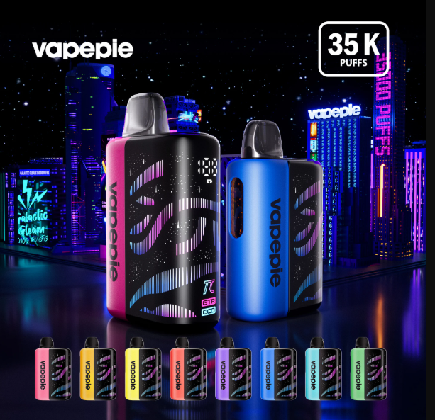 💎Vapepie Galactic Gleam 35000 Puffs - Het nieuwste model met LED-ademlichtdisplay