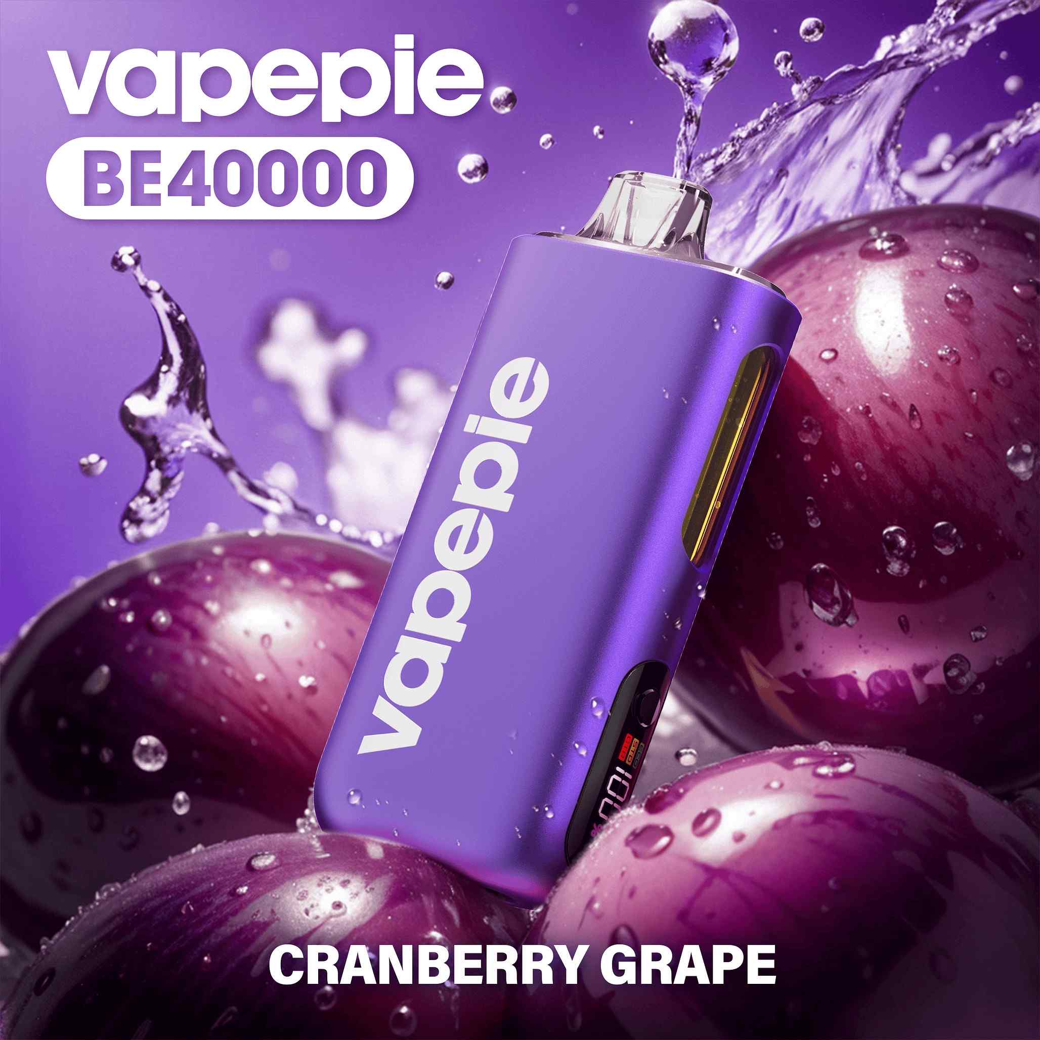 CRANBERRY GRAPE-Vapepie PRO 40000 Puffs