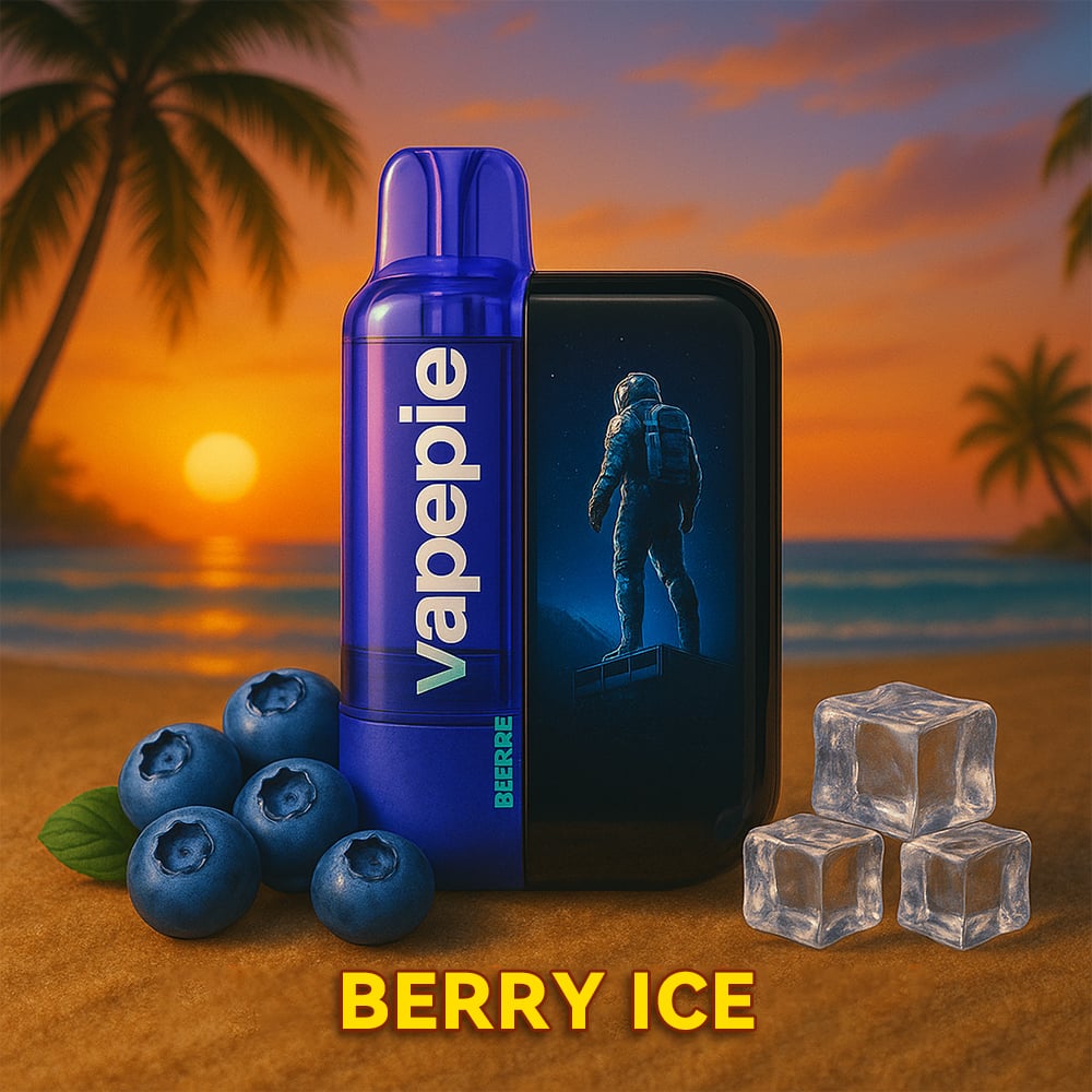 Bogyós jég🔥Vapepie Ultra Phantom 30000 Szívás - Tick Tock Limitált LED Éjfény-Edition