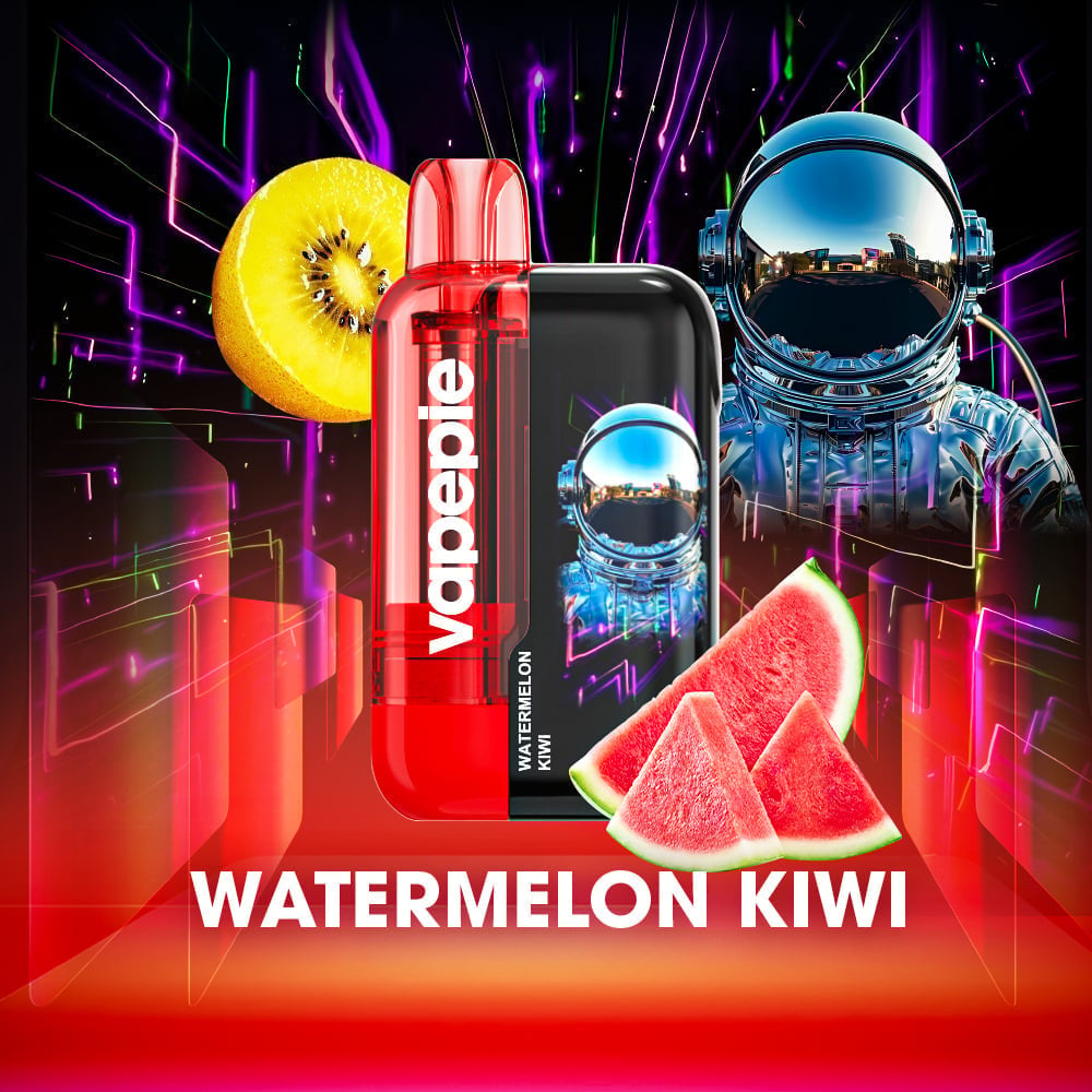 Pastèque Kiwi丨Cigarette électronique jetable rechargeable – 30 000 bouffées