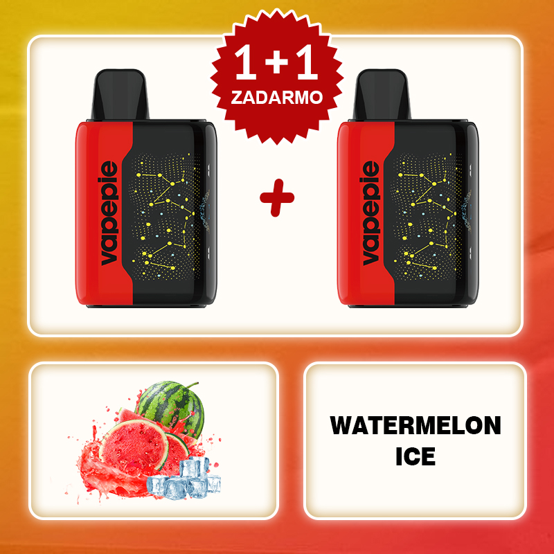 💥Akcia 1+1 ZADARMO!✨VAPEPIE 25000 Potiahnutí (slukov) - Zakrivená obrazovka hviezdnej oblohy