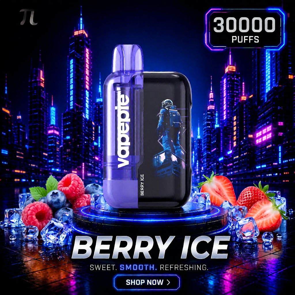 Berry Ice丨30000 Puffs Rechargeable Disposable Vape