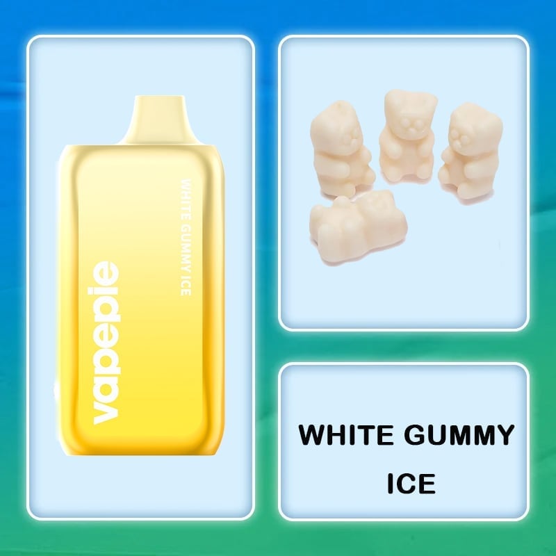 White Gummy Ice Vape | VAPEPIE GHOST AIR 40000 PUFFS