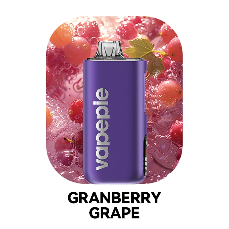 Granberry Grape Flavor Vape | Vapepie Max 40000 Puffs High-Capacity Purple