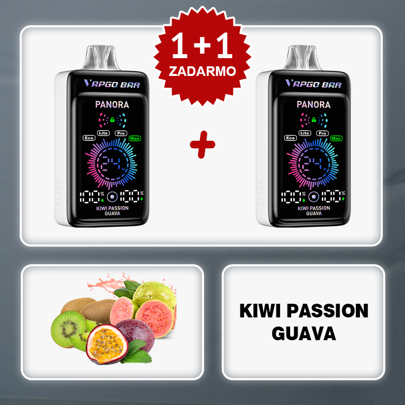 💥Akcia 1+1 ZADARMO!✨Vapgobar Panora 25000 PUFFS