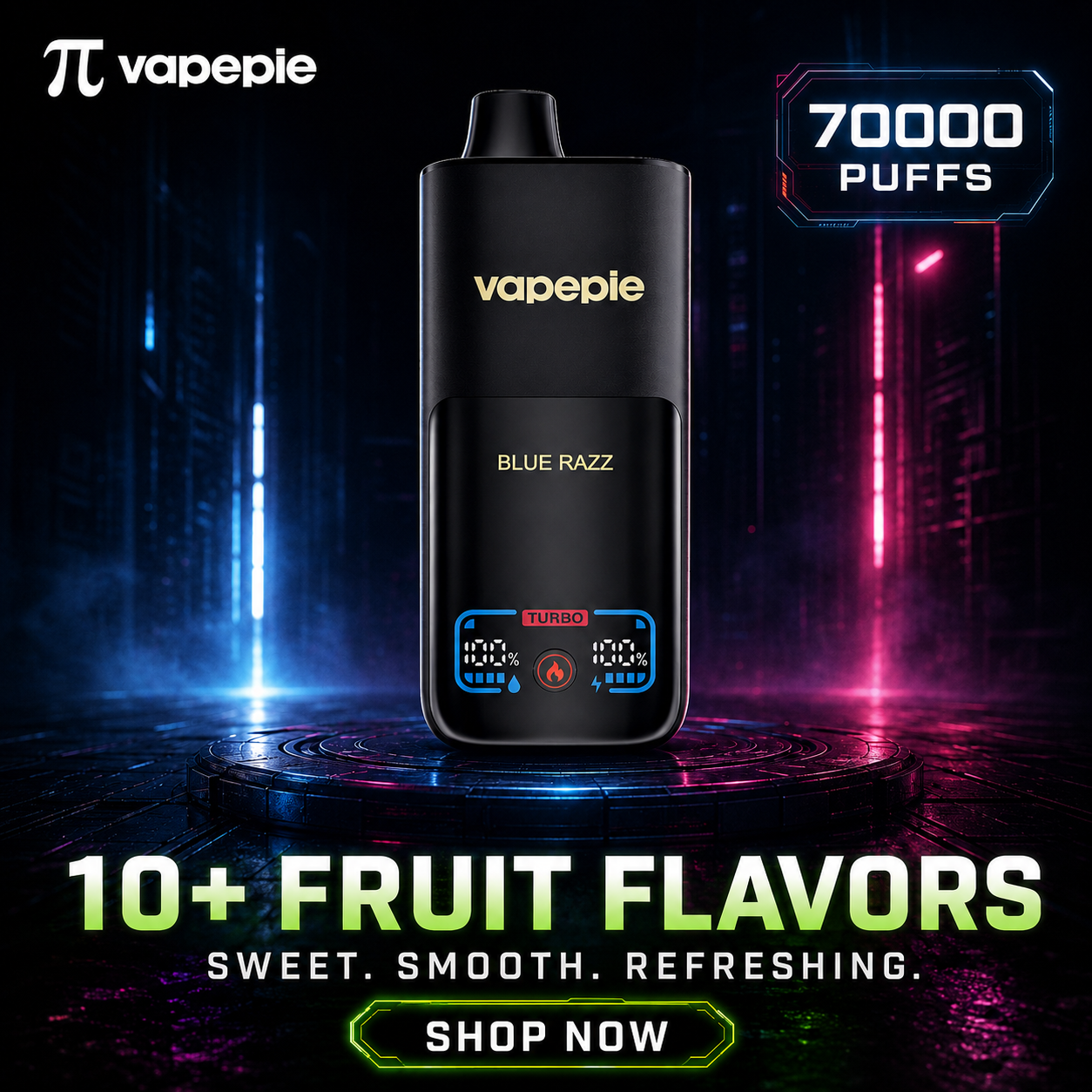 Vapepie MAX 70000 puffs Rechargeable Disposable Vape - A variety of flavors available