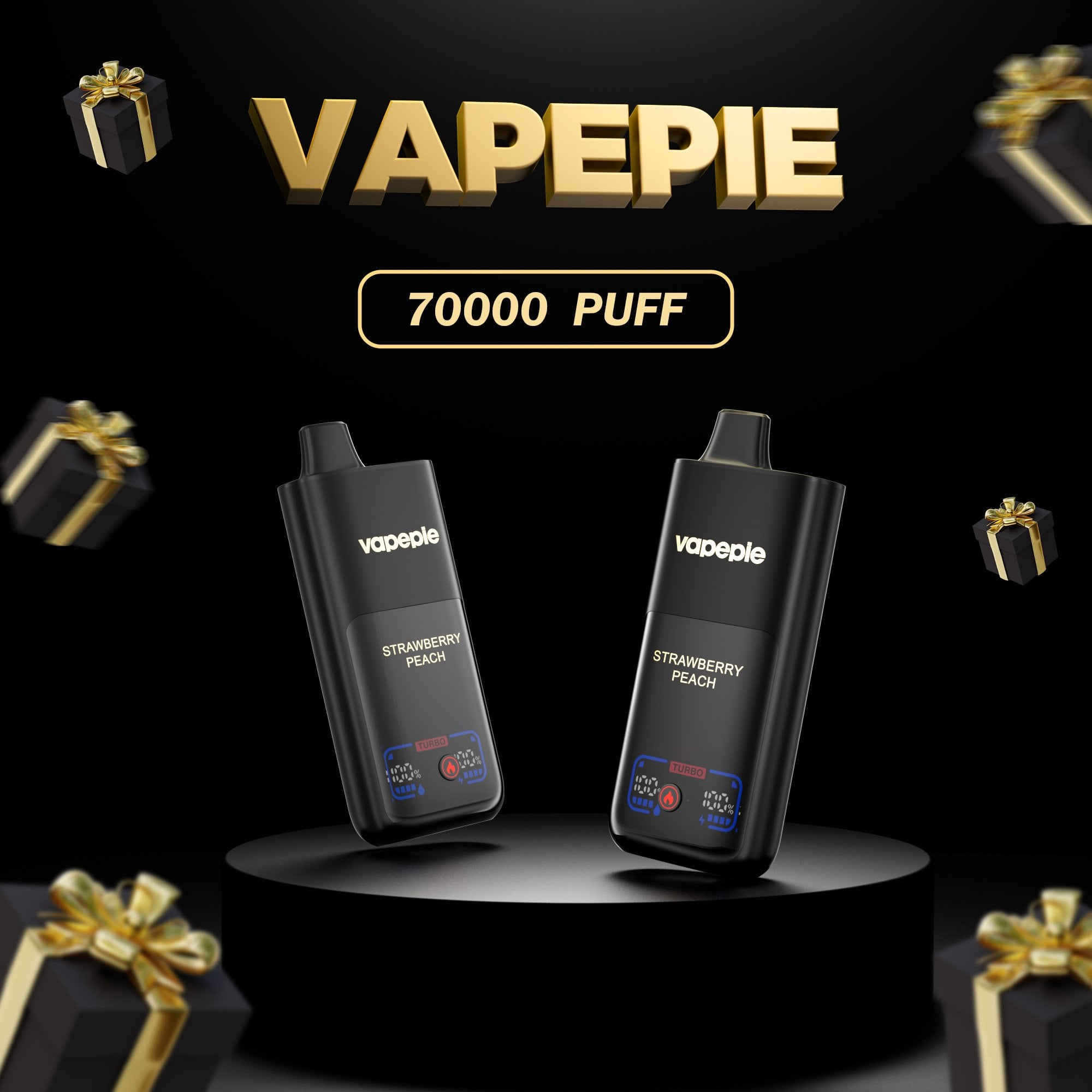 Vapepie MAX 70000 puffs Rechargeable Disposable Vape - A variety of flavors available