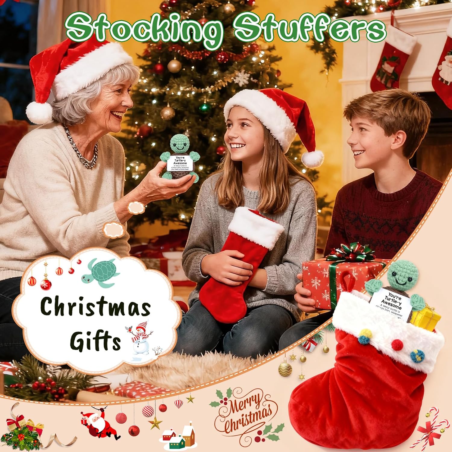 Handmade Inspirational Crochet Dolls – Mini Positive Energy Gifts for Christmas & Birthdays